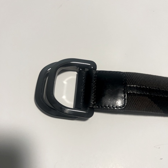 Burberry Canvas Double Ring Belt - Picture 5 of 6